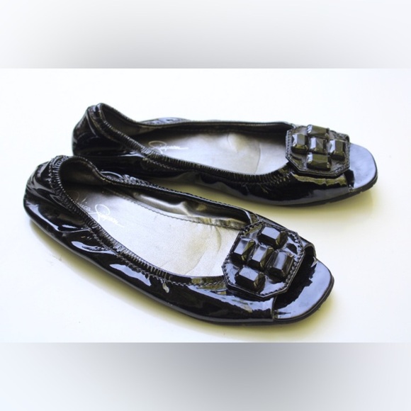 Jessica Simpson peep toe flats - Picture 6 of 11